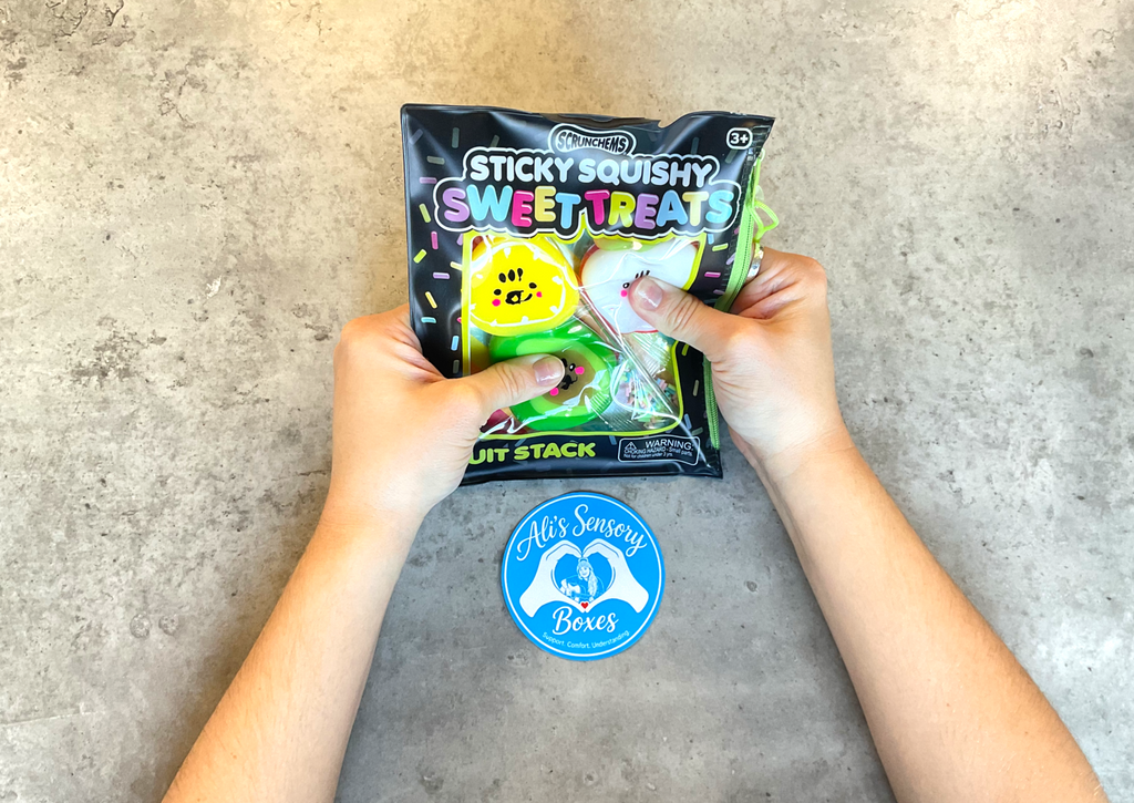 Scrunchems Sweet Treats Sticky Squishy Fruit Stack