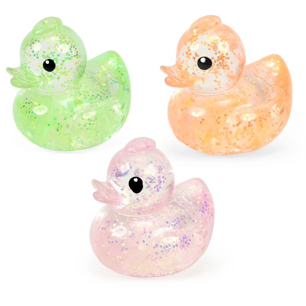 Glitter Sugar Squishy Glow Duck