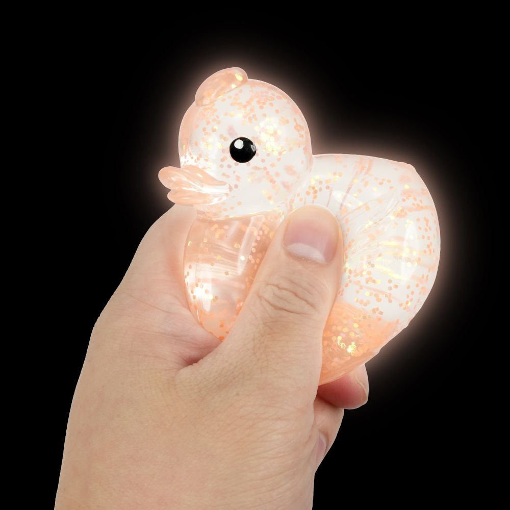 Glitter Sugar Squishy Glow Duck